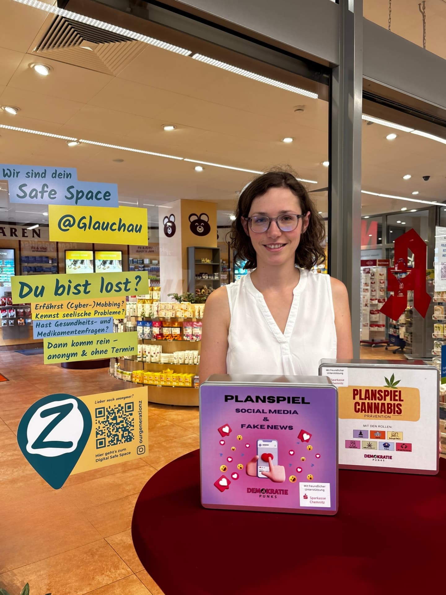 Safe Space Apotheke Glauchau – Angebot für Jugendliche in der Bären-Apotheke im Simmel